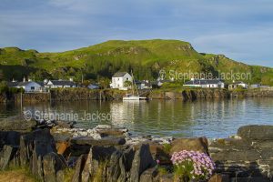 The coastal village of Easdale in Scotland.