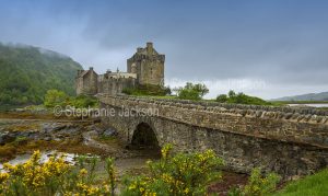 British castles - Eilean Donan castle,near the village of Dornie in Scotland.