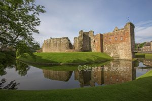 Scottish castles - Rothesay castle, on the Scottish island of Bute, is still surrounded by a moat.