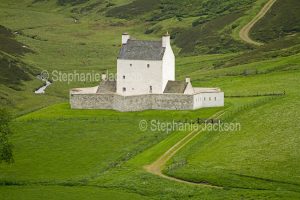 Corgarff castle, a 16th century tower house in the Cairngorms National Park, Scotland.