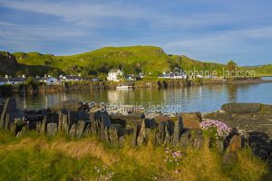 The coastal village of Easdale in Scotland.