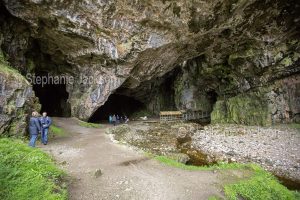 The actions of the ocean have, over many years, created the vast Smoo Caves in northern Scotland.