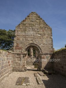 The ruins of Saint Blane's monastery on the Scottish island of Bute.